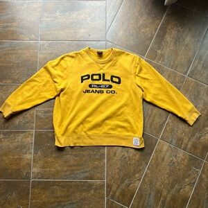 Ralph Lauren Mustard Crewneck Sweater